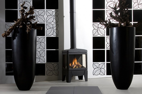 chauffage poelle a gaz