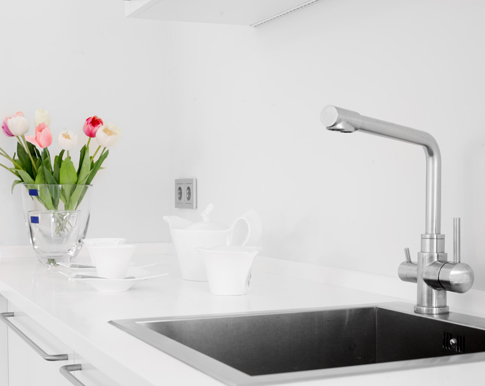 Evier de cuisine en inox